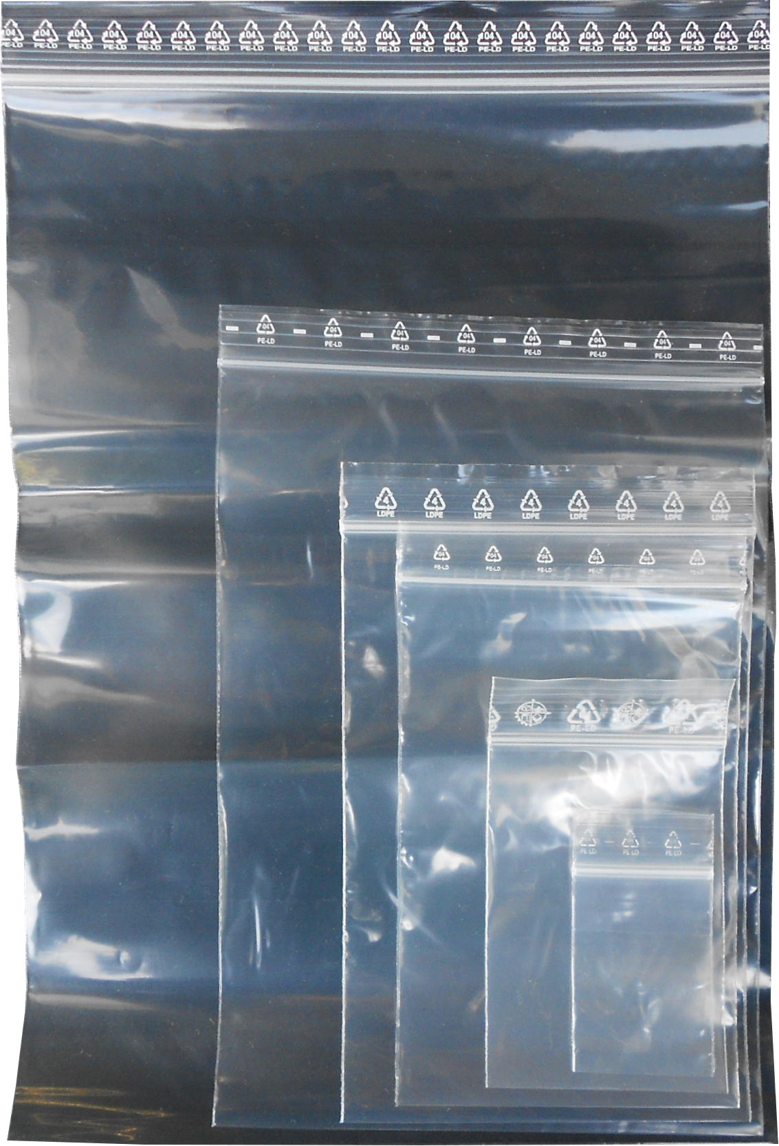 Druckverschlussbeutel, klar, 100 Stück 400x600mm, 90µ